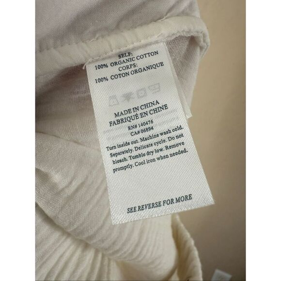 Faherty Dream Cotton Gauze Wide Leg Pant - Picture 8 of 10